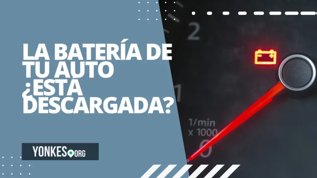 Batería de carro descargada